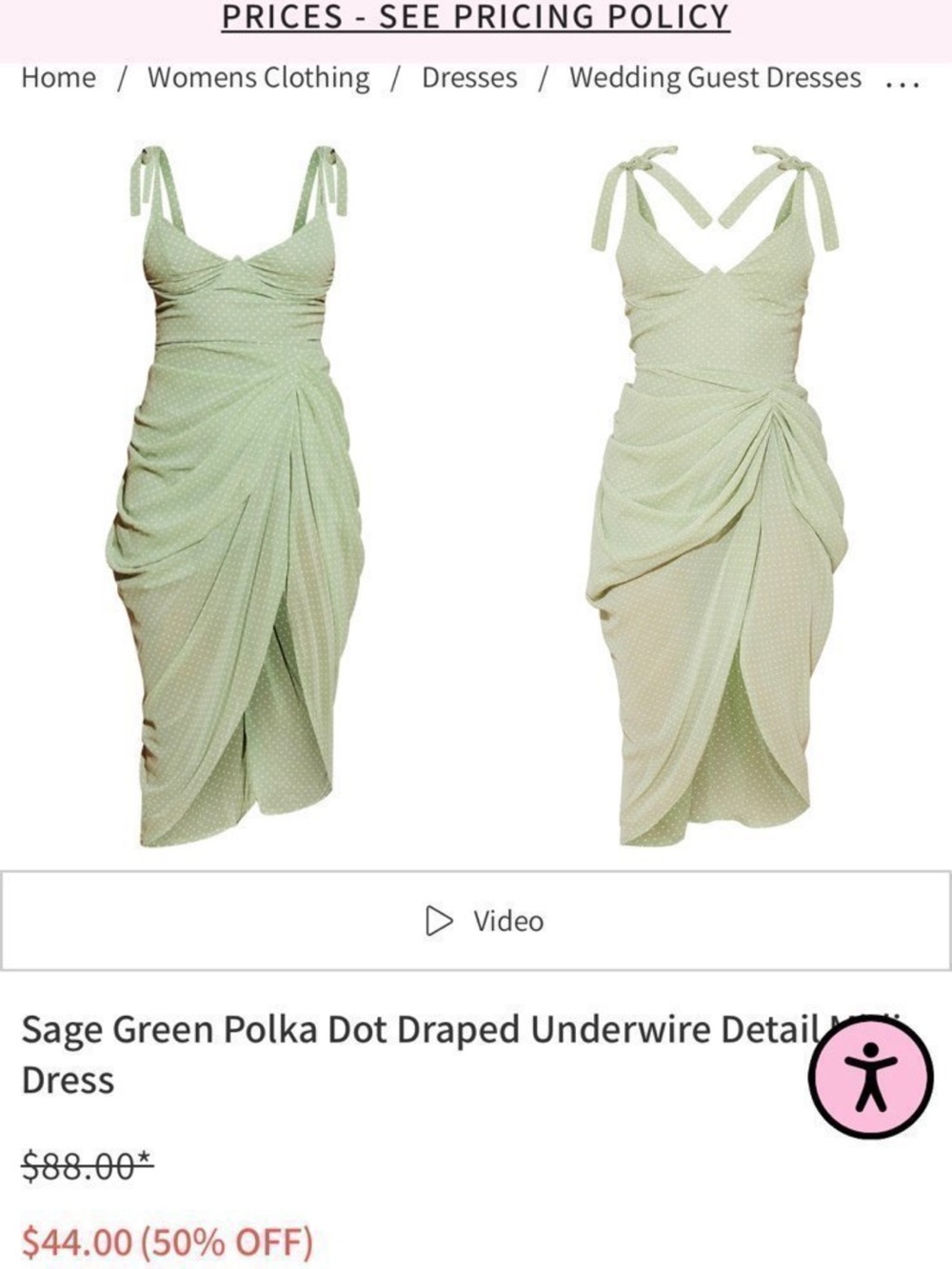Pretty little thing dress